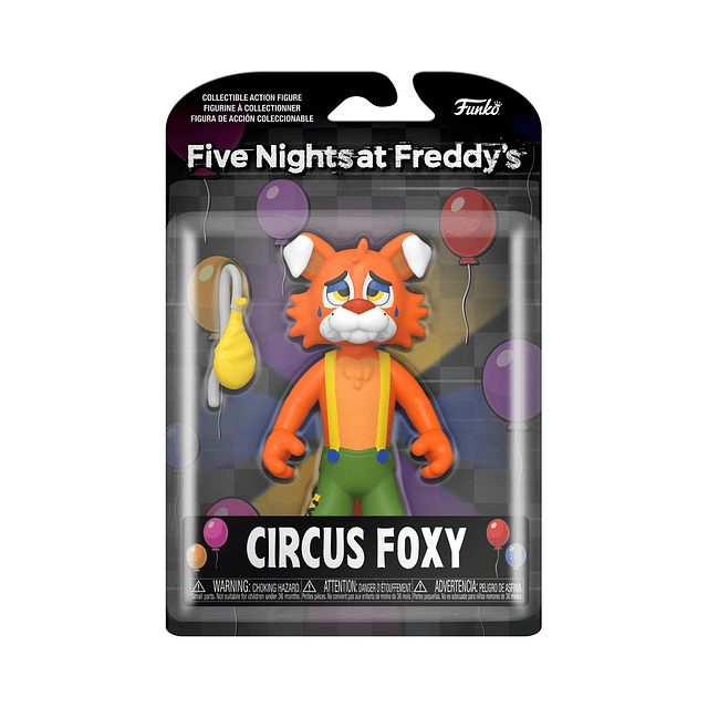 ¡ Pop! Figura de acción: Cinco noches en Freddy's Circus Fox