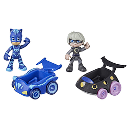 Catboy vs Luna Girl Battle Racers Juego preescolar de juguet