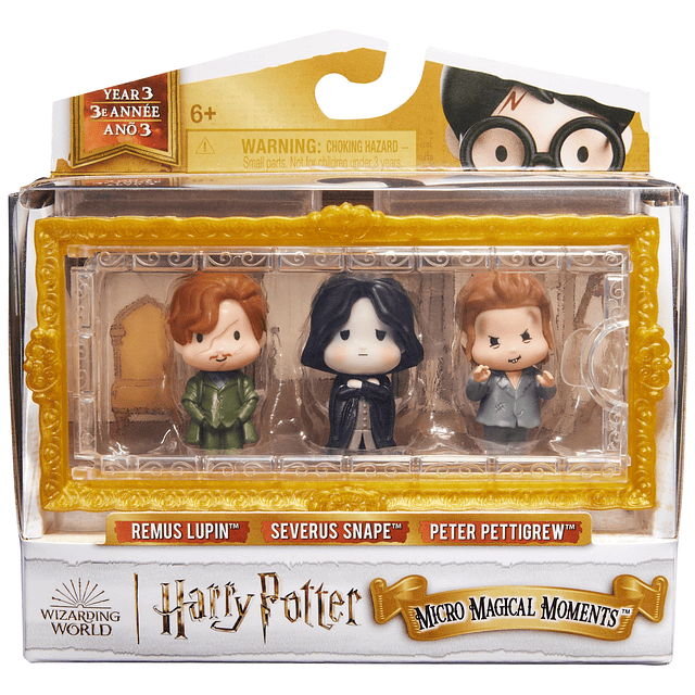 Harry Potter, Micro Magical Moments Año 3 Figura Set con Rem