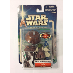 Figura Star Wars El Ataque de los Clones: Yoda Maestro Jedi