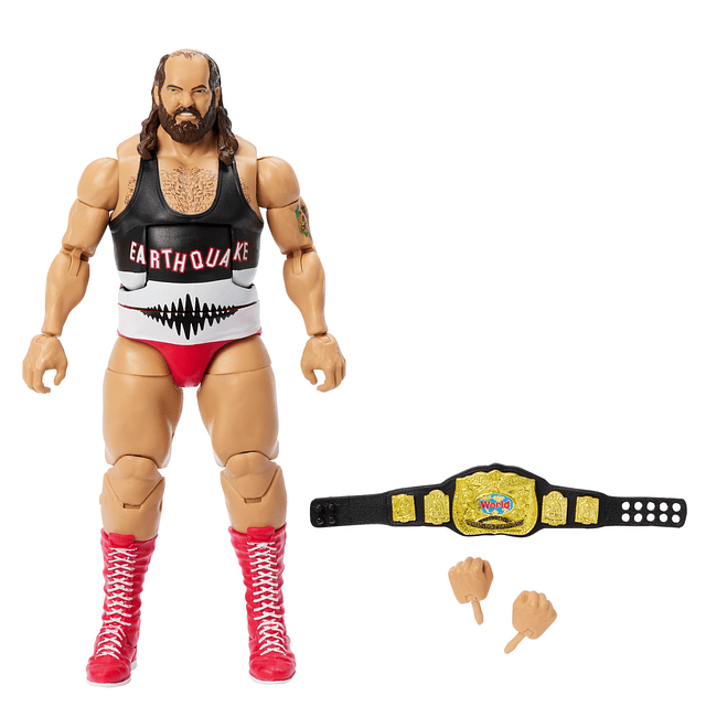 WWE Elite Figura de acción y accesorios, terremoto coleccion