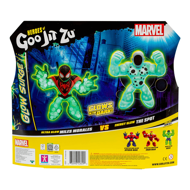 Marvel Glow Surge SpiderVerse Super Collider Pack, Ultra Glo