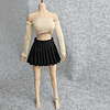 1/6 Escala Figura Ropa Suéter Top+Falda Traje Traje para Fig