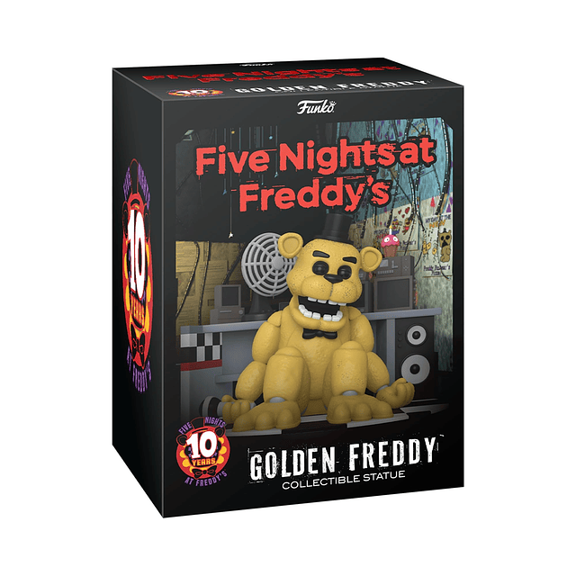 Estatua de vinilo: Cinco noches en Freddy's Golden Freddy