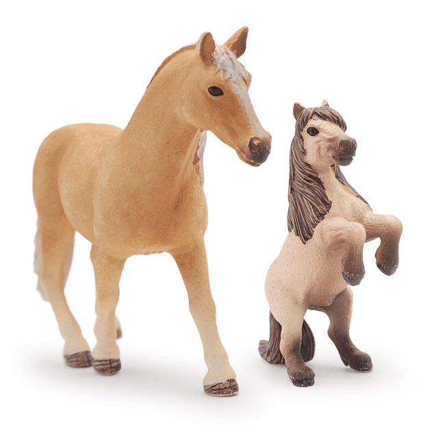 Caballos de juguete para niños, juego de animales de caballo