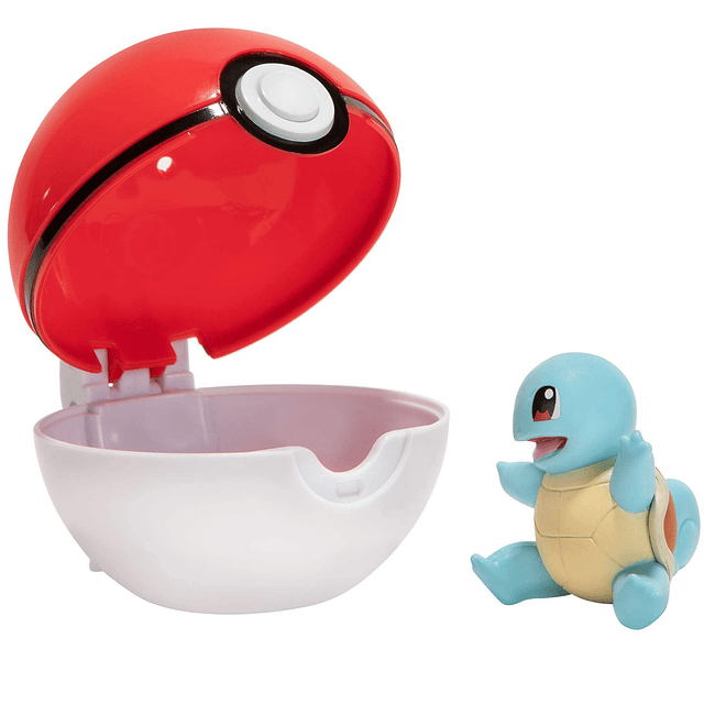 Clip and Go oficial de Pokémon Squirtle, viene con figura de