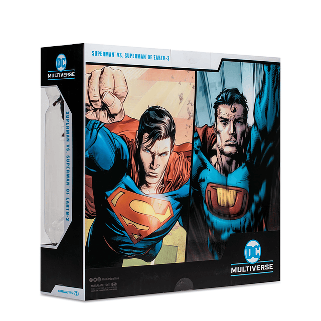 DC Multiverse Superman vs Superman of Earth3 con Atomica 7in