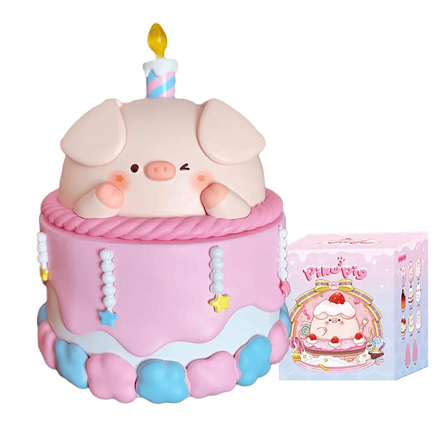 Piko Pig Dessert Series Caja ciega juguetes para niñas Figur