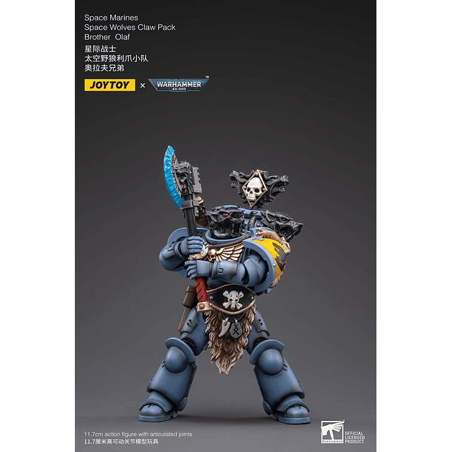 Warhammer 40K: Space Wolves Claw Pack Olaf Figura escala 1:1