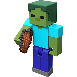 Minecraft CraftABlock Figura Zombie, Auténticos Personajes d