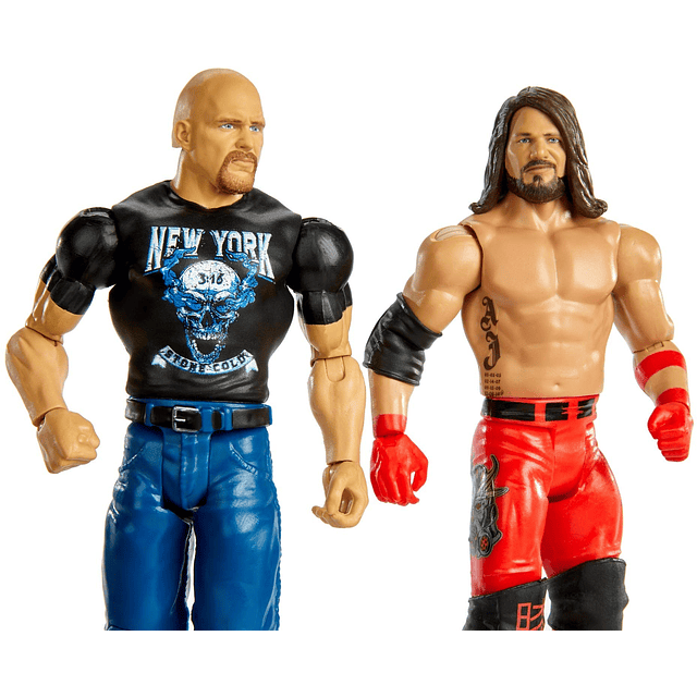 MATTEL Stone Cold Steve Auston vs AJ Styles Battle Pack Seri