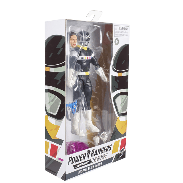 Lightning Collection in Space Black Ranger Figura de acción