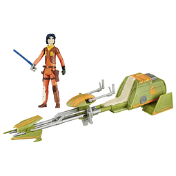 Figura de acción de piloto y speeder héroe de Star Wars Rebe