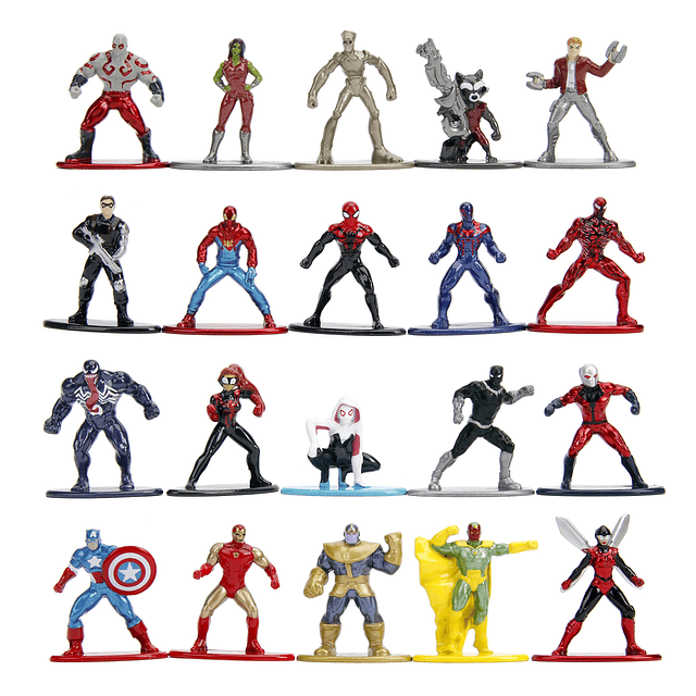 Marvel Figuras coleccionables de metal fundido a presión de