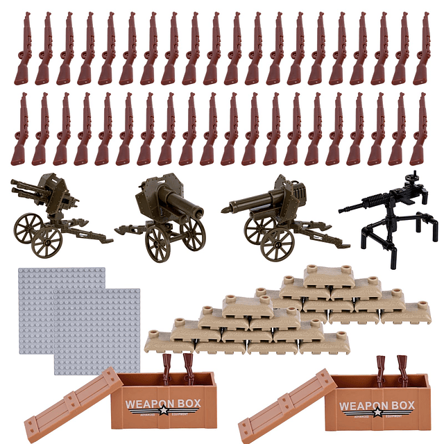 Juego de construcción de 108 piezas, figuras de acción de la