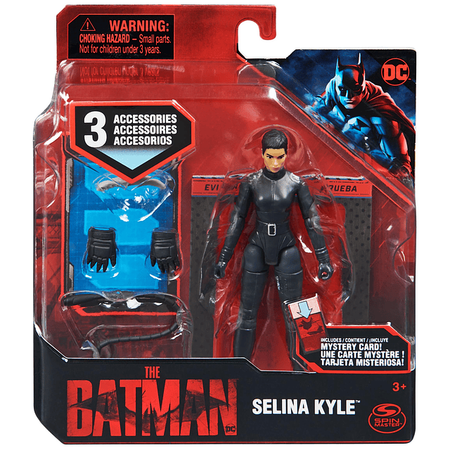 BATMAN, figura de acción de Selina Kyle de 10 cm con 3 acces