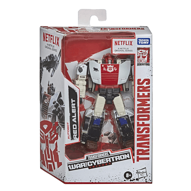 War for Cybertron Netflix Trilogy Figura de acción blanca de