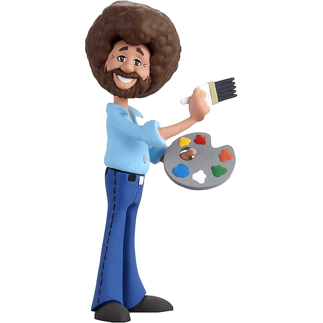 Figura de acción Bob Ross Toony Classics de 6"