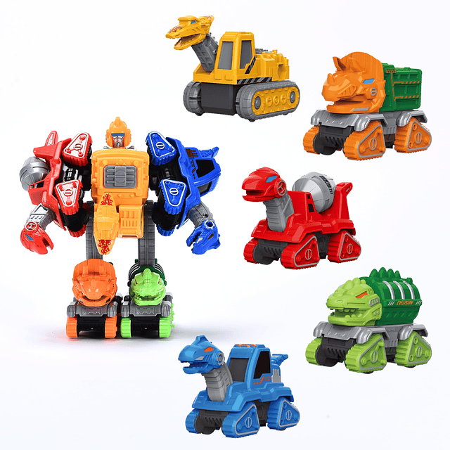 Dinosaur Transformer Toys Juego de juguetes de dinosaurio ro