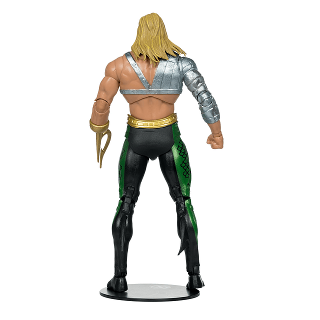 Figura BuildA de DC Multiverse Aquaman JLA de 7 pulgadas El