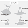 SPARKSTOY Soporte para figura de acción de doble tamaño, 1 u