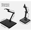 SPARKSTOY Soporte para figura de acción de doble tamaño, 1 u