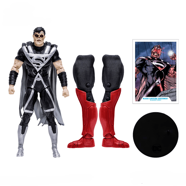 Figuras DC BuildA 7IN WV8 La noche más oscura Superman