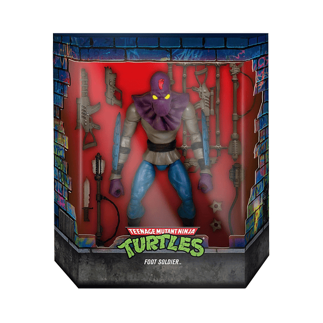 TMNT Ultimates Wave 1: Figura de acción de soldado de infant