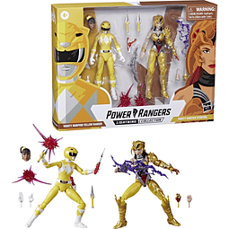 Colección Lightning Mighty Morphin Yellow Ranger Aisha vs. S