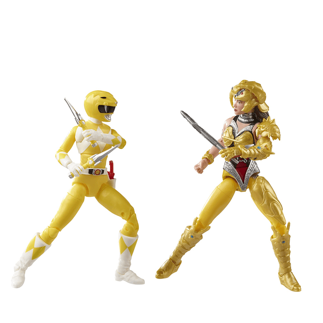 Colección Lightning Mighty Morphin Yellow Ranger Aisha vs. S