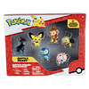 Juego de juguetes con figuras de batalla Pokémon Juego de 6