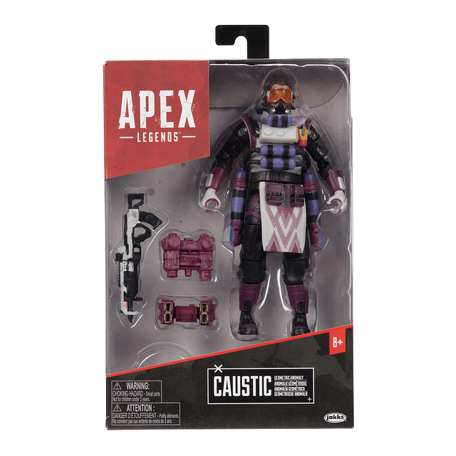 Apex Legends Figura de acción Coleccionable cáustico de 6 pu