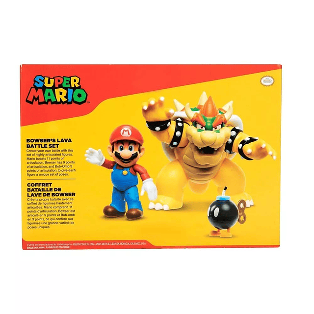 Super Mario 3 y 5 pulgadas Diorama World Of Bowser Diorama S