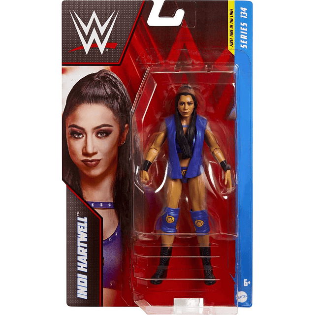 Figura de acción básica de WWE, Indi Hartwell, coleccionable