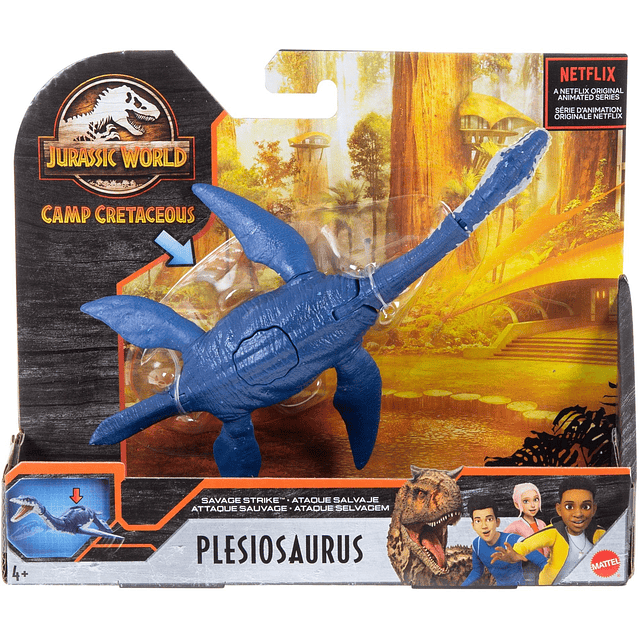 Toys Figura de acción de dinosaurio Plesiosaurus Savage Stri