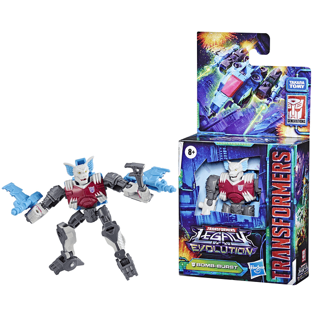 Toys Legacy Evolution Core BombBurst Toy, 3.5 pulgadas, figu