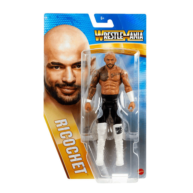 Mattel Wrestlemania 37 Ricochet Figura de acción Posable 6 e