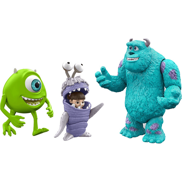 Disney y Pixar Monsters, Inc Storyteller 3 figuras de acción