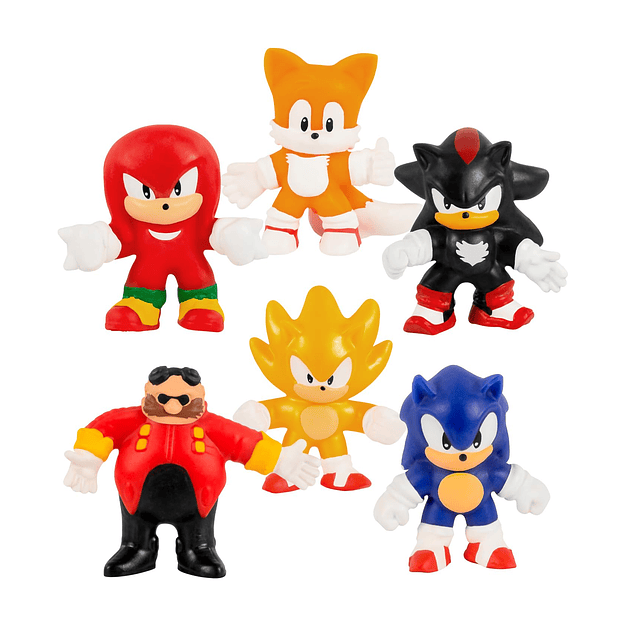 Heroes of Goo JIT Zu Minis Sonic 6 Pack Minis elásticos cole