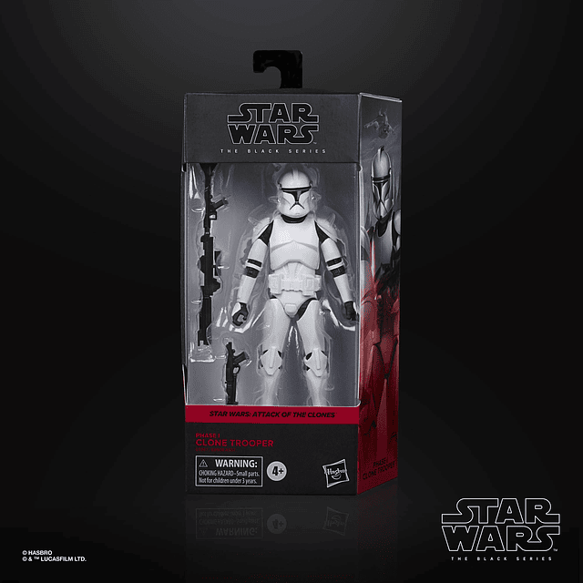 The Black Series Phase I Clone Trooper Toy Figura de acción