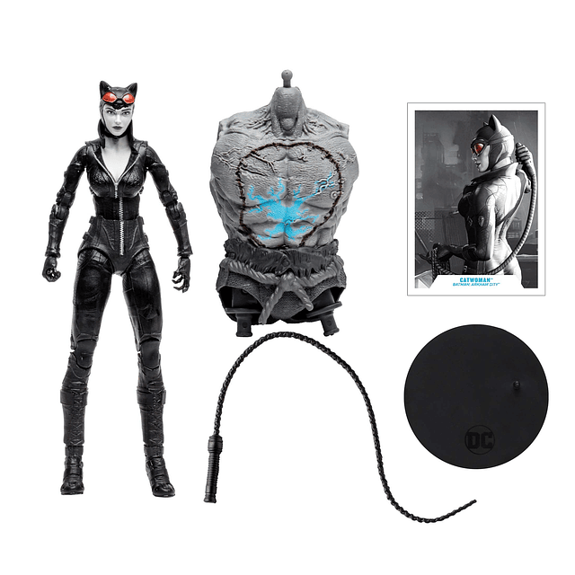 DC Multiverse Figura de acción de Arkham City B&W Catwoman d