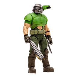 Doom Slayer Classic Glow in The Dark Edition, figura de acci