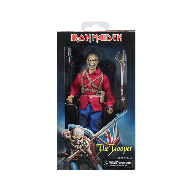 Iron Maiden Figura de acción vestida de soldado de 8"