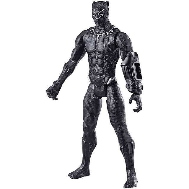 Figura de acción The Titan Hero Series Black Panther de 12 p