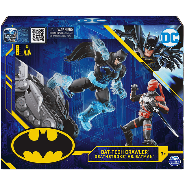 Batman BatTech Crawler con figuras de acción exclusivas de D