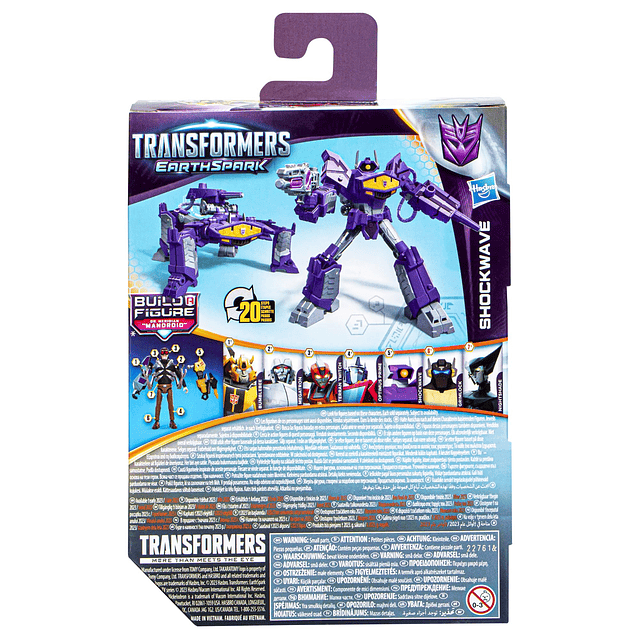 Toys EarthSpark Deluxe Class Shockwave Figura de acción, 5 p