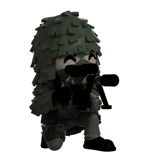 Youtooz Ghillie Suit Sniper Figura de vinilo de 4,2 pulgadas