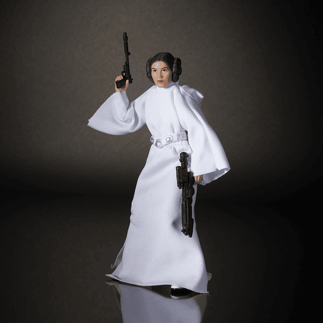 Figura de acción de la Princesa Leia de Star Wars The Black