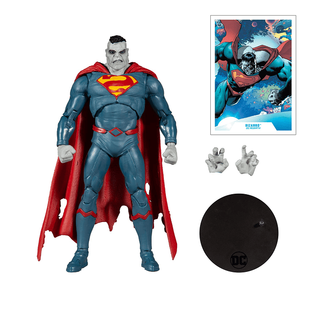 DC Multiverse Superman Bizarro: DC Rebirth Figura de acción