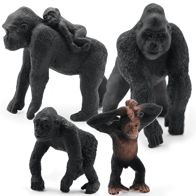 King Kong Toys, juguetes de animales de safari, figuras de l